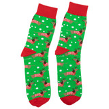 Christmas Dachshund Socks by Splosh