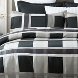 Conrad Silver Duvet Cover Set by Private Collection