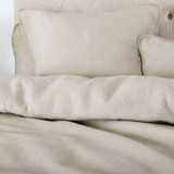 Manon Oatmeal Coverlet Set by Savona