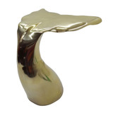 Gold Whale Tail Side Table by Le Forge