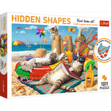 Trefl "Hidden Shapes"- Feline Holidays