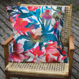 Orchid & Magnolia Cushion Cover by Flox