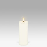 Pillar LED Candle White by Uyuni - 5.8 X 15.2cm