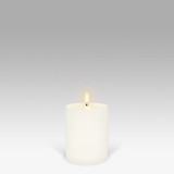 Pillar LED Candle Ivory by Uyuni - 7.8 X 10.1cm