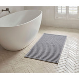 Nova Plush Bath Mats by Baksana - Magnetic Grey