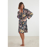 Botanical Robe by Baksana - Black