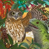 Tu Meke Tuatara Te Reo Paperback by Flox