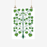 Kawakawa Tea Towel by Ali Davies