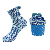 Light Blue Cupcake Socks by outta SOCKS