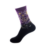 Violet Night Socks by outta SOCKS