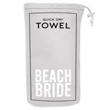 Beach Bride Quick Dry Oversized Beach Towel by Santa Barbara Design Studio