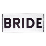 Bride Quick Dry Oversized Beach Towel by Santa Barbara Design Studio