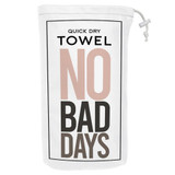 No Bad Days Quick Dry Oversized Beach Towel by Santa Barbara Design Studio