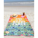 Sun Happy Microfibre Yoga/Beach Towel by Natural Life