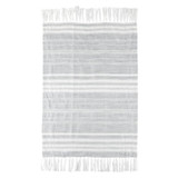Grey and White Towel by Santa Barbara Design Studio - Hand Towel