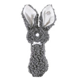 Woolly Bunnie Post Rattle by Stephan Baby - Grey