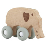 Elephant Silicone Wood Toy by Stephan Baby