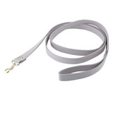 Grey Saffiano Leash by Santa Barbara Design Studio