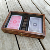 Timber Box Set - 2x Cards & 5x Dice by Backyard