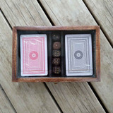 Timber Box Set - 2x Cards & 5x Dice by Backyard