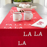 Fa La La Linen Table Runner by Santa Barbara Design Studio