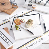 White Charcuterie Roll by Santa Barbara Design Studio