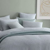 Frankie Sage Duvet Cover Set by Logan & Mason