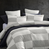 Region Grey Duvet Cover Set by Logan & Mason