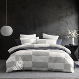 Region Grey Duvet Cover Set by Logan & Mason