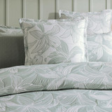 Grace Sage Duvet Cover Set by Logan & Mason