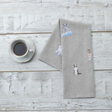 Beach Dogs Tea Towel by MM Linen