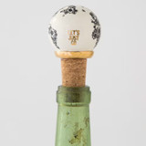 Bottle Stopper Globe - Let's Go by Natural Life