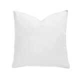 Linen Square Cushion White