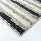 Castillo Black Floor Rug by Ollo