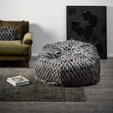 Guinea Fowl Faux Fur Plush Pod by Heirloom