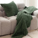 Channel Square Cushion by Bambury - Juniper