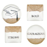 Magnet Set/4 -Bold/Strong by Heartfelt