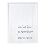 Word Board - I Am Strong by Santa Barbara Design Studio