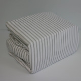 Cotton Flannelette Sheet Sets by Top Drawer - Grey Stripe