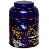 Vintage Victorian Tea Caddy - Royal Purple 240 Eb Teabags by New English Teas