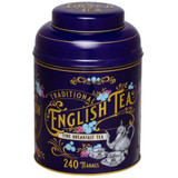 Vintage Victorian Tea Caddy - Royal Purple 240 Eb Teabags by New English Teas