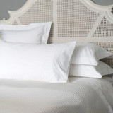Pillowcases of Flannel Sheet Set by Baksana - White