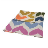 Cotton Baby Throw Heart by Le Forge