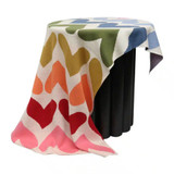Cotton Baby Throw Heart by Le Forge