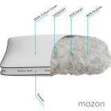 AirDown Duck Feather and Down Pillow by Mazon