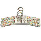 Wildflower Padded Coat Hangers Set of 3 by Linens and More