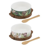 Leura 3pc Asstd Bowl Spoon + Round Board by Ladelle