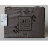 300 Thread Count 100% Cotton Sateen Sheet Sets by Top Drawer (45cm)