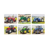 Tractors Then/Now Assorted 6pk Placemat by Ashdene
