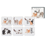 Purrrfect Moments 6pk Coaster by Ashdene
